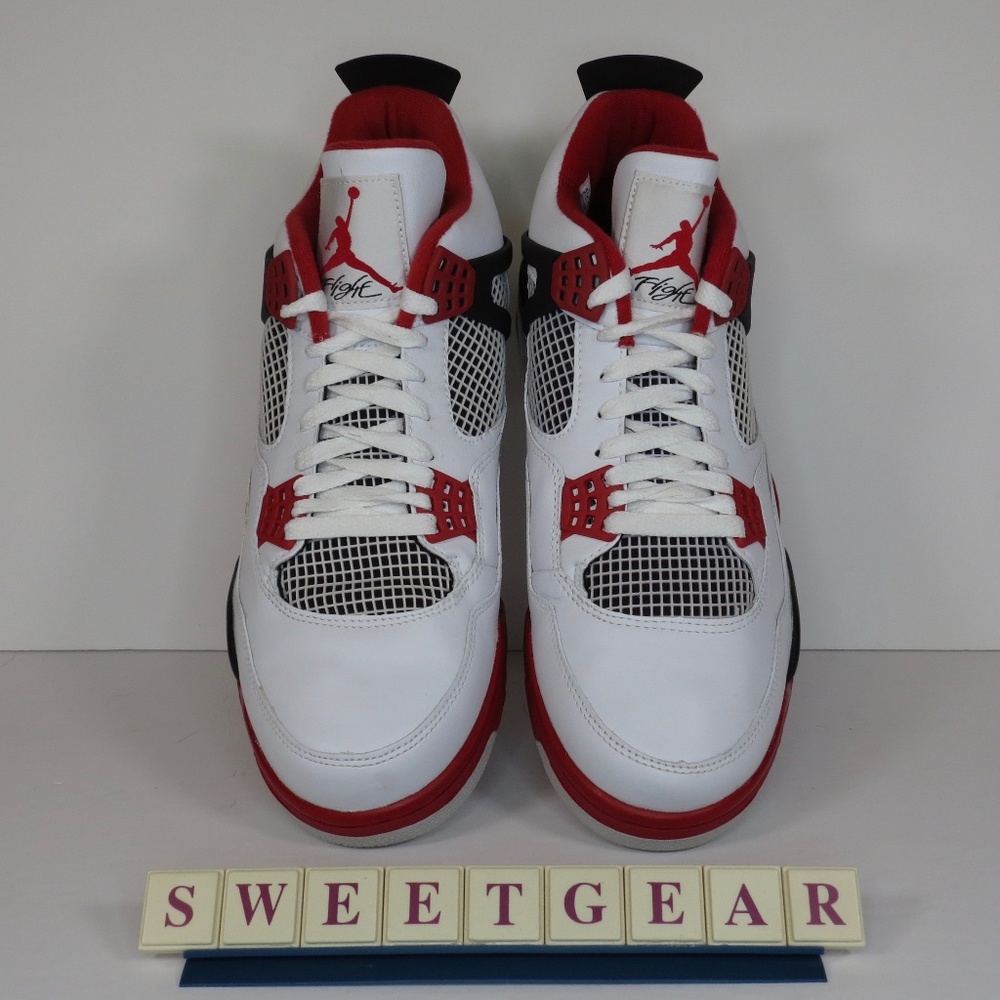 JORDAN 4 RETRO FIRE RED 'MARS BLACKMON' - Picture 11 of 16